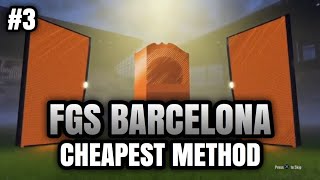 MOTM! FIFA 18 FGS-BARCELONA SBC CHEAPEST METHOD #3! MAN OF THE MATCH IN A PACK!
