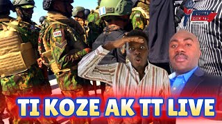 🛑▶️TI KOZE AK TT LIVE 14 FEVRIYE 2025|Zafè b4ndi nan peyi Ayiti bay repiyans|SOLINO Pale!