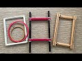 Cross Stitch Basics - Frames and Hoops - Which to choose and how to use