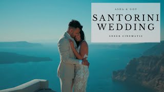 Luxury Wedding Video Highlights | Santorini | Trailer | Asian Wedding Videographer | Destination