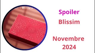 Spoiler box beauté blissim novembre 2024