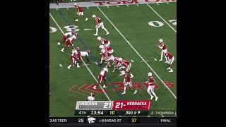 Nebraska WR Trey Palmer 71 yd TD Reception | Big Ten Football