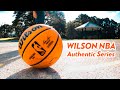 First time this ball hits the pavement. Wilson NBA Authentic Series Basketball shoot around session.