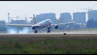 Inaugural Hong Kong Airlines A330 at YVR Vancouver Intl - 香港航空首航溫哥華