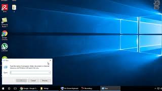 Three Ways to Open Run Dialog Box in Windows 10