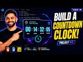 How to Build a Countdown Timer using HTML, CSS & JavaScript | Beginner Web Project