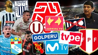 ÚLTIMO MINUTO! CLUBES ROMPEN con 1190 y FPF? VUELVE GOLPERU? entra ZAPPING TV? TV PERU? LIGA 1 2025