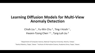 [ECCV 2024] Learning Diffusion Models for Multi-View Anomaly Detection