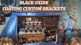 BLACK OXIDE COATING BRACKETS - NISSAN POWÈRED CLASSIC MINI PART 9