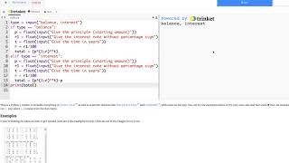 Compound Interest using Python