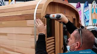 Installation Complète d'un Sauna Traditionnel Gaia Holl's | Guide Étape par Étape