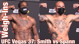 UFC Vegas 37 Weigh-Ins: Anthony Smith vs Ryan Spann