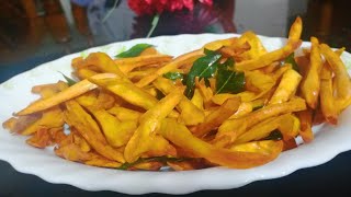 കറുമുറെ തിന്നാം ചക്കപ്പൊരി😋 //Jackfruit fry //Amayn's Creations//Malayalam