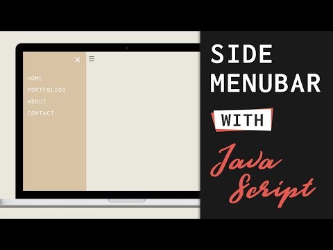 Side Navigation Bar Push Off Canvas with HTML, CSS and Javascript Side Navigation Bar Push Off Canvas with HTML, CSS and Javascript