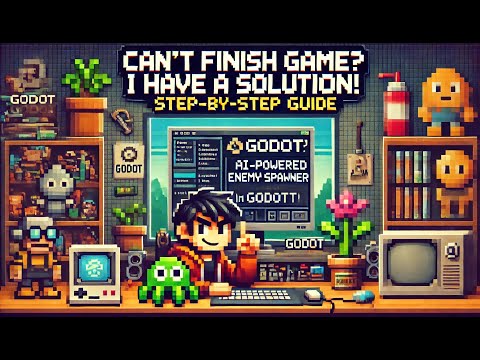 AI Powered Enemy Spawner in Godot: Step by Step Guide AI Course No Code (24) #godot