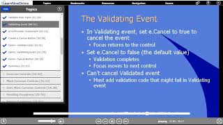 VB - The Validating Event