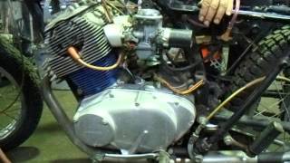 ホンダ CL72 CP77エンジン 始動動画