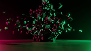 tower explosion - blender physics simulation