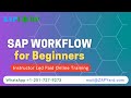 September 18 2021 Batch - SAP Business Workflow for Beginners