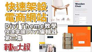 Wordpress Divi中文教學 創建購物網站 #3 | 首頁商品上架 | 設定促銷banner | 網站頁尾設定