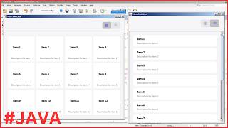 Java - How To Create a Grid/List View Switch Using CardLayout In Java NetBeans [ With Source Code ]