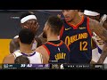 Dennis Schroder was upset at Steph Curry after he got clipped by his elbow | Warriors vs Lakers