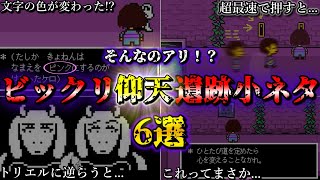 【小ネタ】アンダーテール史上最も面白い遺跡の小ネタ集6選【Undertale】【ネタバレ注意】【ゆっくり解説】