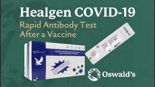 Healgen COVID-19 Rapid Antibody Test after the 2nd Dose of the COVID-19 Pfizer Vaccine