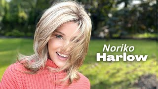 Noriko HARLOW Wig Review | BRAND NEW STYLE! | See it RIGHT OUT OF THE BOX!