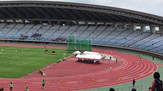 宮城県高校総体400mリレー