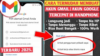 CARA MEMBUAT AKUN GMAIL BARU - TERBARU