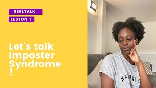 Dealing with imposter syndrome