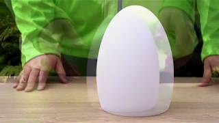 Egg Shimmer Solar Mood Light (Outdoor Sensory Light With Remote Control)