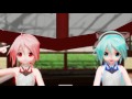 【mmd】あぴミクさんとあぴテトさんでいーあるふぁんくらぶ