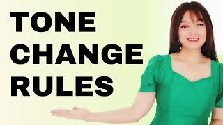 Learn TONE CHANGE rules to refine your Chinese pronunciation