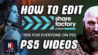 How to Edit Videos On #PS5 Share Factory | PS5 Share Factory Basics Tutorial