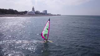 Windsurfing in Batumi by Ioseb Varshanidze