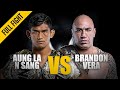 Aung La N Sang vs. Brandon Vera | ONE Full Fight | October 2019