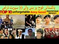 Top 10 Pakistani Dramas On Pak Army | Patriotism Dramas