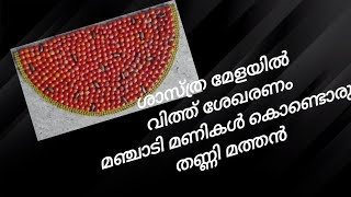 ശാസ്ത്ര മേളയിൽ വിത്ത് ശേഖരണം മഞ്ചാടി മണികൾ കൊണ്ട് തണ്ണി മത്തൻ/പ്രവർത്തി പരിചയ മേള/science exibition