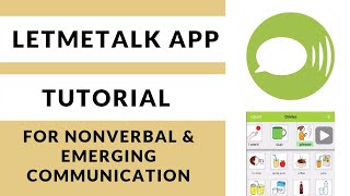 How To Use Let Me Talk App | Free AAC Talker App