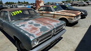 1967 Plymouth Valiant for sale at junkyard