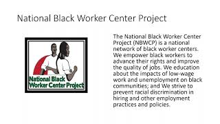 LRAN Webinar Series- Race in the Labor Movement