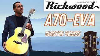 Richwood A-70-EVA Master Series - Chitarra Acustica - Acoustic Guitar