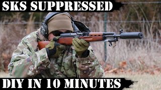 SKS Suppressed - Do it yourself in 10 minutes!