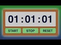 HTML CSS JS - Speed Code - Stopwatch