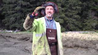 Tsunami evidence in tidal land on Washington Coast