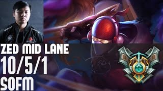 GFL SofM | Zed đường giữa vs Yasuo rank Hàn bậc Cao Thủ | v6.6