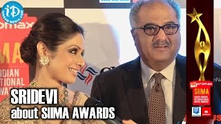 SIIMA 2014 Malayalam - Actress Sridevi about SIIMA Awards