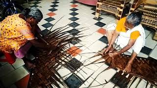 ഓല മെടയുന്നത് കണ്ടിട്ടുണ്ടോ | Coconut leaf handcraft works